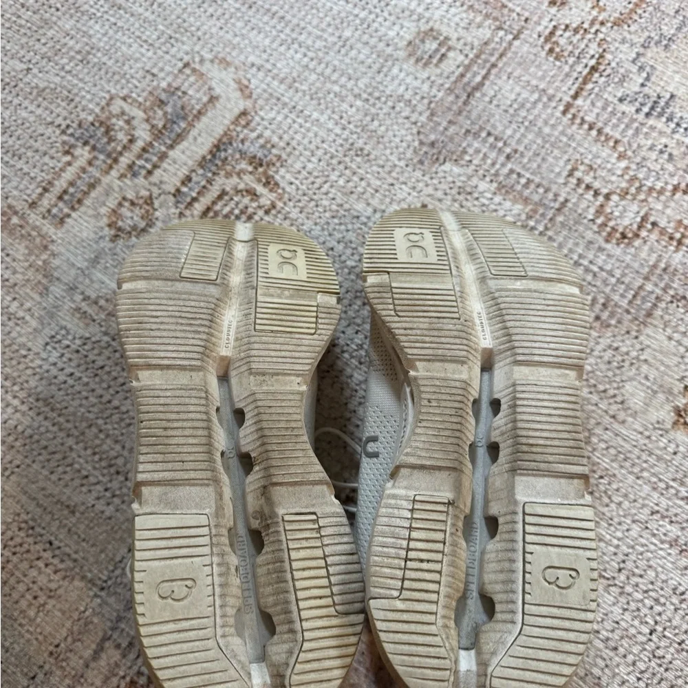 On Running Women's White Athletic Shoes - Picture 7 of 7